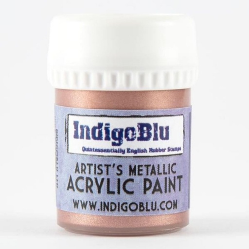 Artists Metallic Acrylic Paint - Pink City (20ml)